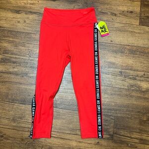 Zumba Fitness Vibrant Red Leggings